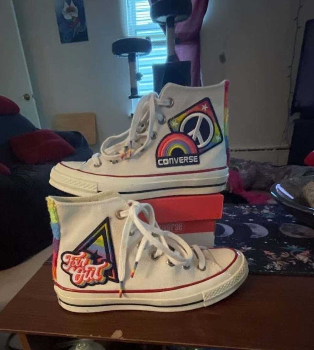 Converse Chuck Taylor All Star '70 High Top 1st Pride Parade Peace Rainbow Sneak